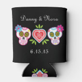 Sugar Skulls & Flowers Koelbox Blikjeskoeler (Achterkant)