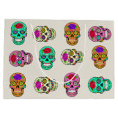 Sugar Skulls Gift Bag Groot Cadeauzakje (Achterkant)