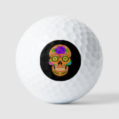 Sugar Skulls Golfballen (Voorkant)