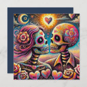 Sugar Skulls houden van impressionistische Valenti (Voorkant / Achterkant)