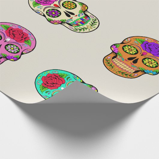 Sugar Skulls inpakpapier (Hoek)