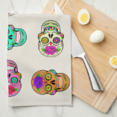 Sugar Skulls Keukenhanddoeken (Quarter Fold)