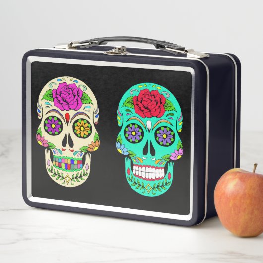 Sugar Skulls Metal Lunchbox (In situ)