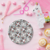 Sugar Skulls Mexican Birthday Wedding Party Borden Papieren Bordje (Feest)