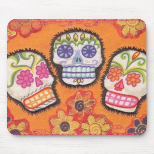 Sugar Skulls Mousepad Muismat (Voorkant)