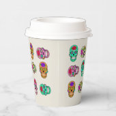 Sugar Skulls Paper cup Papieren Bekers (Rechts)