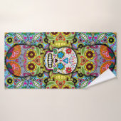 Sugar Skulls Pattern Badhanddoek (Badhanddoek)