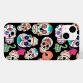 Sugar Skulls Pattern Case-Mate iPhone Case (Achterkant (horizontaal))
