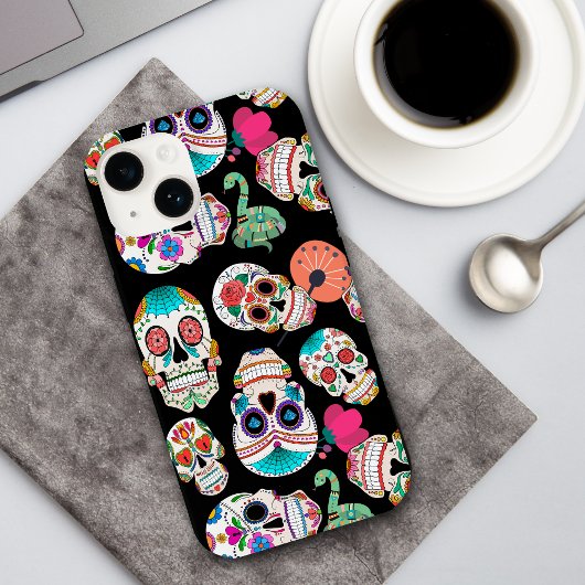 Sugar Skulls Pattern Case-Mate iPhone Case