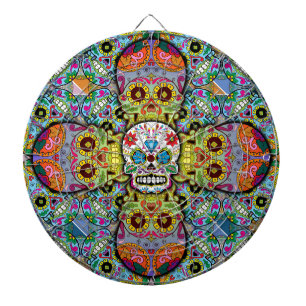 Sugar Skulls Pattern Dartbord