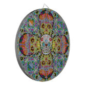 Sugar Skulls Pattern Dartbord (Voorkant Links)