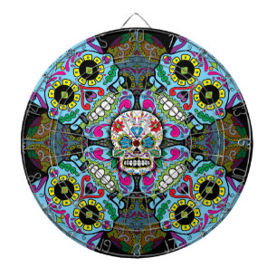 Sugar Skulls Pattern Dartbord