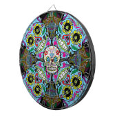 Sugar Skulls Pattern Dartbord (Voorkant Rechts)