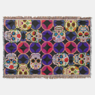 Sugar Skulls Pattern Deken