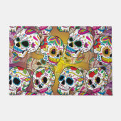 Sugar Skulls Pattern Deurmat (Voorkant)