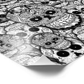Sugar Skulls Pattern Foto Afdruk (Hoek)