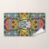 Sugar Skulls Pattern Handdoek (Handdoek)