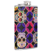 Sugar Skulls Pattern Heupfles (Rechts)