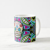Sugar Skulls Pattern Koffiemok (Voorkant rechts)