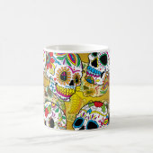 Sugar Skulls Pattern Koffiemok (Center)