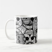Sugar Skulls Pattern Koffiemok (Links)