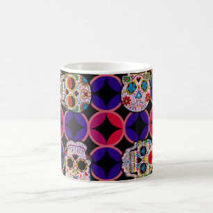 Sugar Skulls Pattern Koffiemok