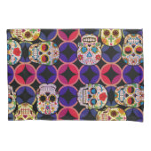 Sugar Skulls Pattern Kussensloop (Voorkant)