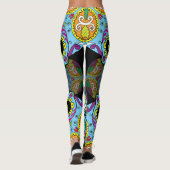 Sugar Skulls Pattern Leggings (Achterkant)