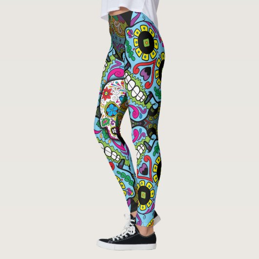 Sugar Skulls Pattern Leggings (Links)