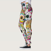 Sugar Skulls Pattern Leggings (Links)