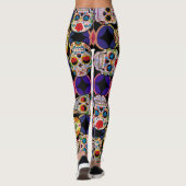 Sugar Skulls Pattern Leggings (Achterkant)