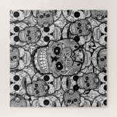 Sugar Skulls Pattern Legpuzzel (Horizontaal)