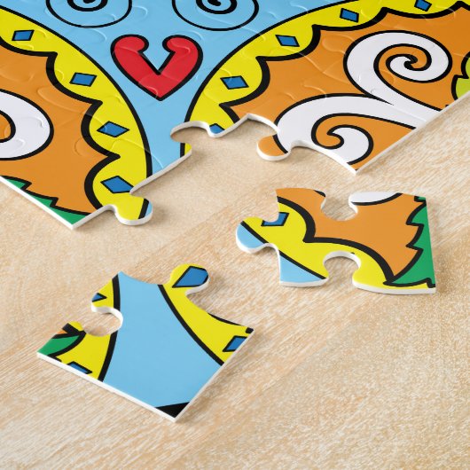 Sugar Skulls Pattern Legpuzzel (Zijkant)