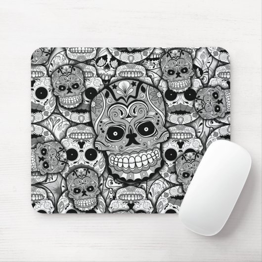 Sugar Skulls Pattern Muismat (Met muis)