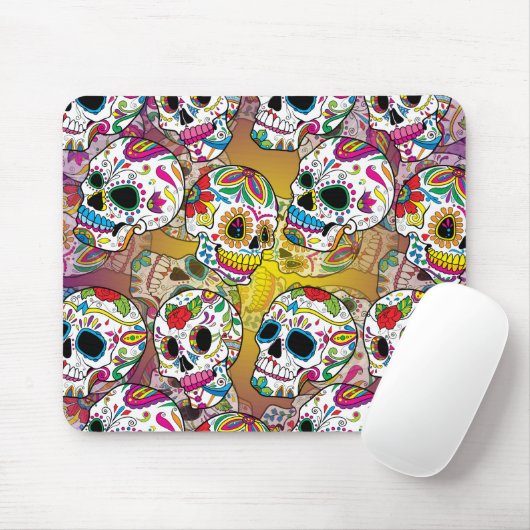 Sugar Skulls Pattern Muismat (Met muis)