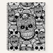 Sugar Skulls Pattern Notitieboek (Voorkant)