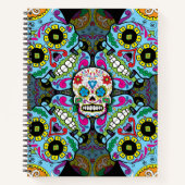 Sugar Skulls Pattern Notitieboek (Voorkant)