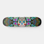 Sugar Skulls Pattern Persoonlijk Skateboard (Horizontaal)