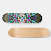 Sugar Skulls Pattern Persoonlijk Skateboard (Horizontaal)