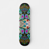 Sugar Skulls Pattern Persoonlijk Skateboard (Voorkant)