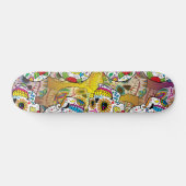 Sugar Skulls Pattern Persoonlijk Skateboard (Horizontaal)