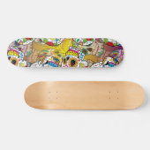 Sugar Skulls Pattern Persoonlijk Skateboard (Horizontaal)