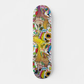 Sugar Skulls Pattern Persoonlijk Skateboard (Voorkant)