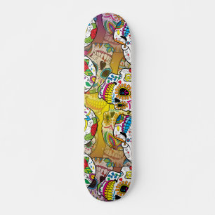 Sugar Skulls Pattern Persoonlijk Skateboard