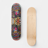 Sugar Skulls Pattern Persoonlijk Skateboard (Voorkant)