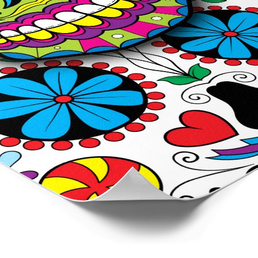 Sugar Skulls Pattern Poster (Hoek)