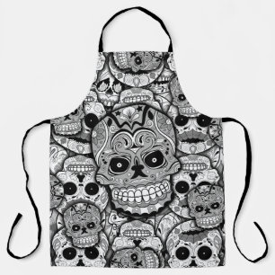 Sugar Skulls Pattern Schort