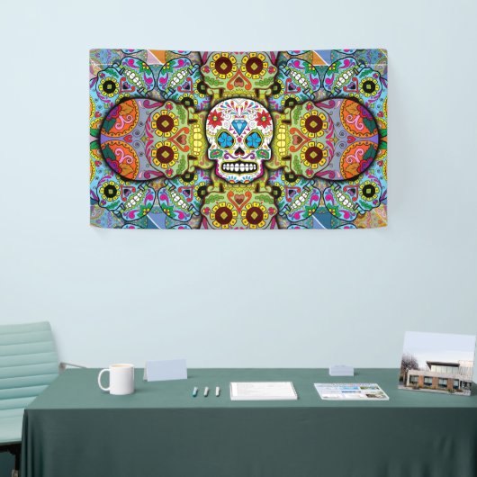 Sugar Skulls Pattern Spandoek (Beurs)