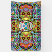 Sugar Skulls Pattern Spandoek (Verticaal)