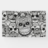 Sugar Skulls Pattern Spandoek (Horizontaal)